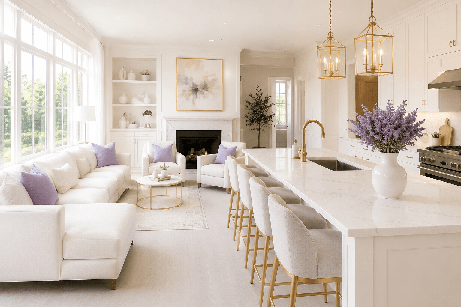 Freshly cleaned home interior